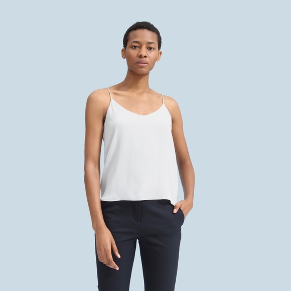 Everlane Tops - **NWOT** Everlane Double Line Silk Cami